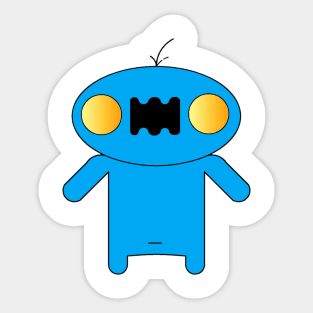 Blip in Blue Sticker